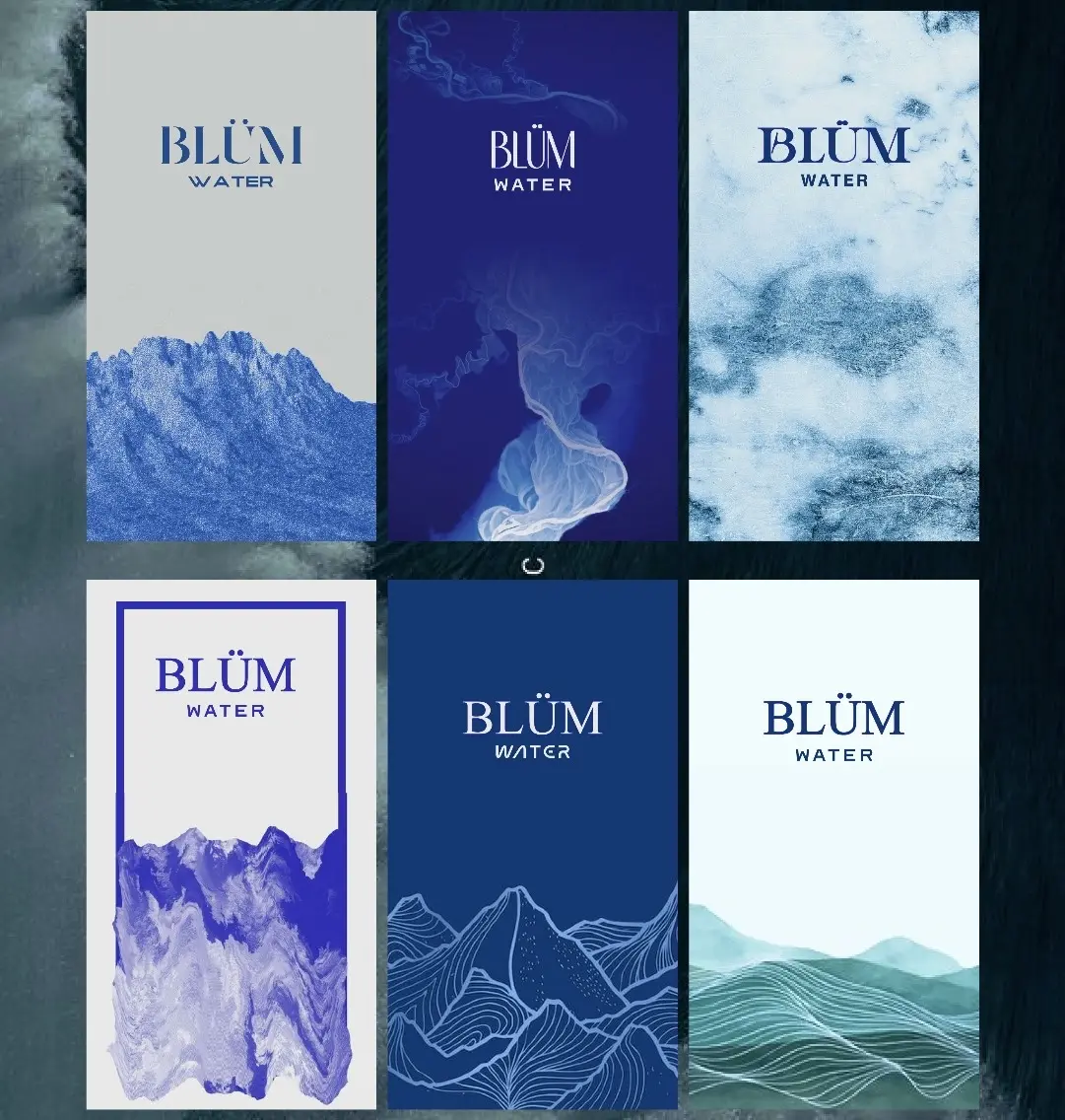 Blum — Sistema de etiquetas para bebidas, trabajo de Conver-za